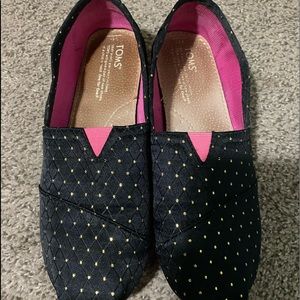 Black Jeweled Toms!